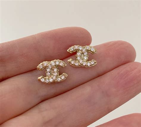 small Chanel inspired earrings